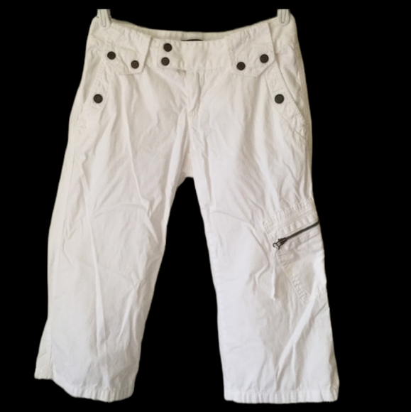 Express Pants & Jumpsuits A White Express Capris Poshmark